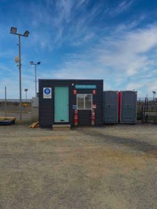 Portable toilets and Shed